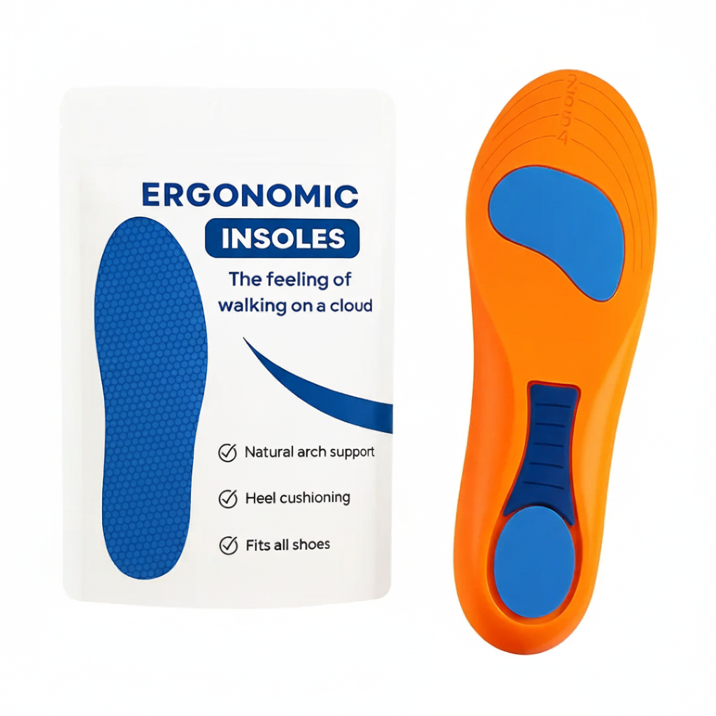 Pair of ergonomic insoles